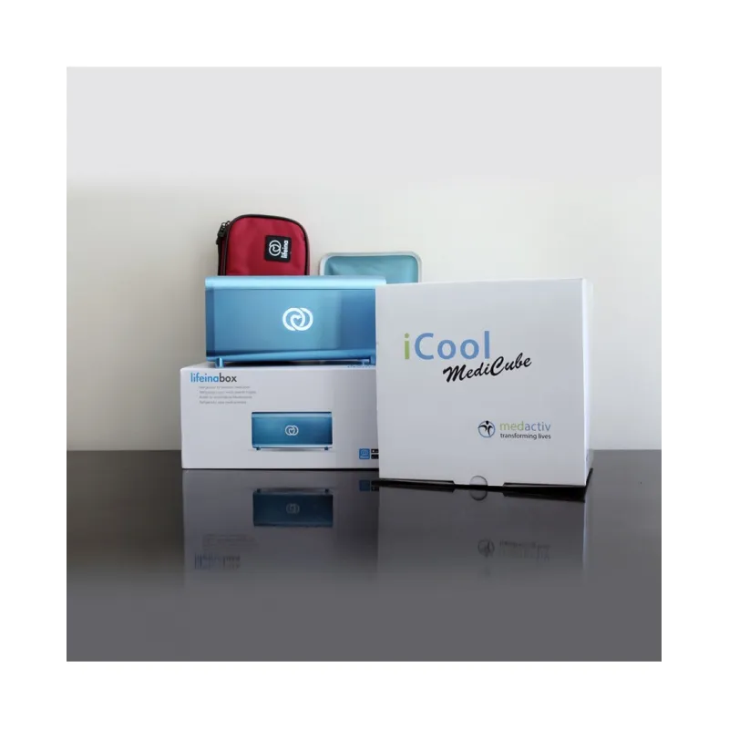 The Lifeina Kit For Traveling With Diabetes. Transport Your Medication On Planes, Trains, And Automobiles. Includes The LifeinaBox Portable Insulin Fridge, The EasyBag Single And LifeinaBag24